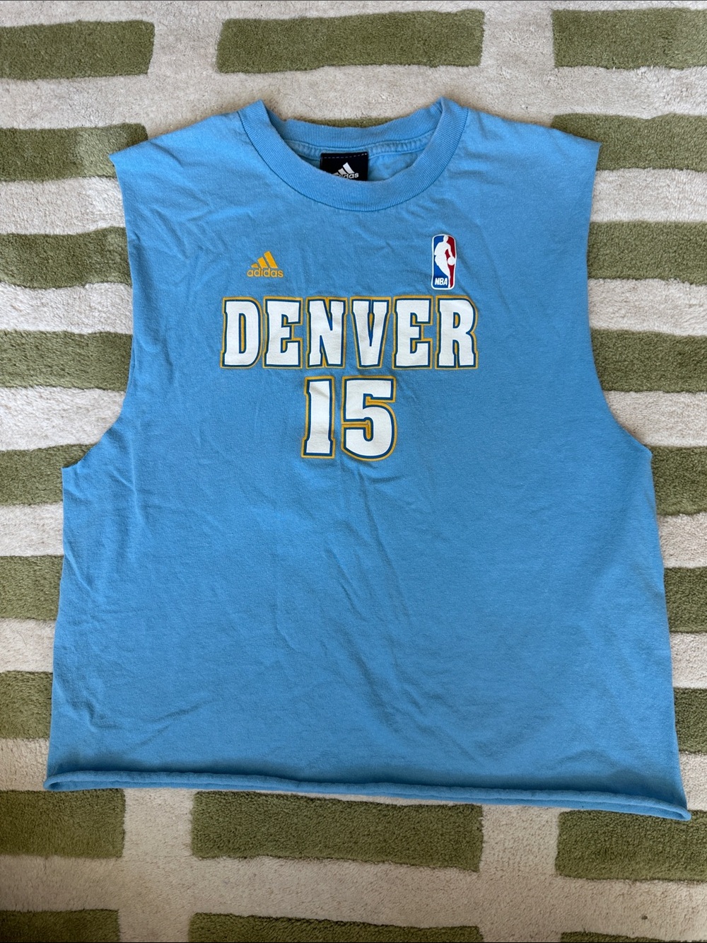 Carmelo Anthony Adidas Denver Nuggets Crop Shirt Size Small